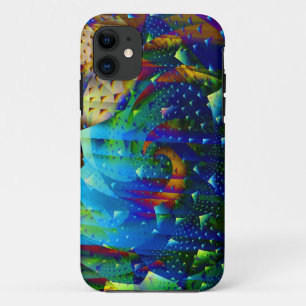 Etui iPhone Case-Mate Fractale abstraite de Digitals de lune de cuivre
