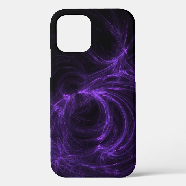 Coques Case-Mate iPhone Fractale pourpre (Verso)