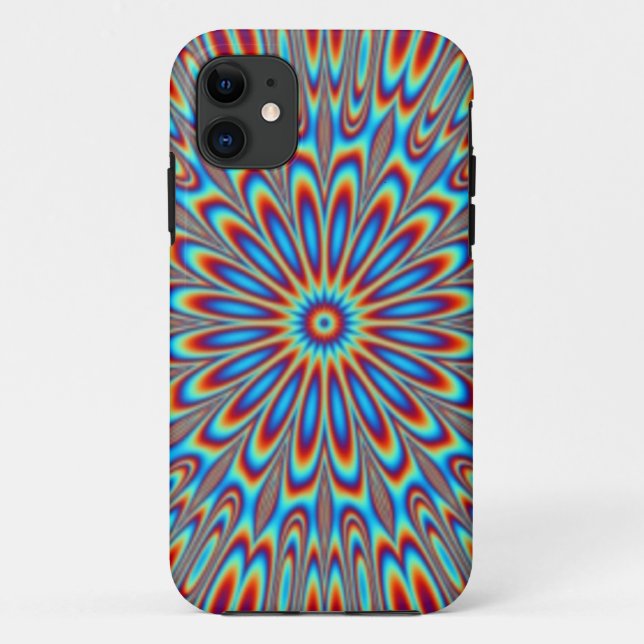 Coques Case-Mate iPhone Fractale psychédélique (Dos)