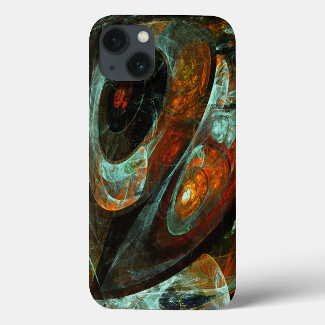 Coques Case-Mate iPhone Fractionner l'art Abstrait (Verso)