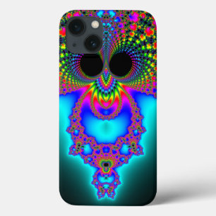 Coques Pour iPhone Fractowel moderne couleur néon art fractal
