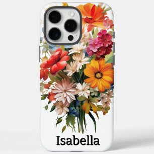 Coques iPhone 16 Pro Max Fraîcheur à air floral avec brise printanière