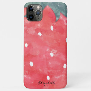 Case-Mate iPhone Case Fraise d'aquarelle mignonne