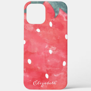 Case-Mate iPhone Case Fraise d'aquarelle mignonne
