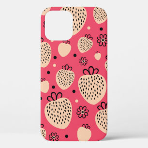 Case-Mate iPhone Case fraise rose sans couture motif