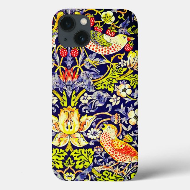 Coques Case-Mate iPhone Fraise Thief Oiseaux William Morris (Verso)