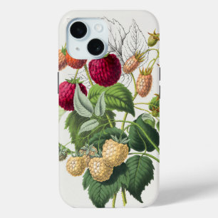 Coque Pour iPhone 15 fraise vintage