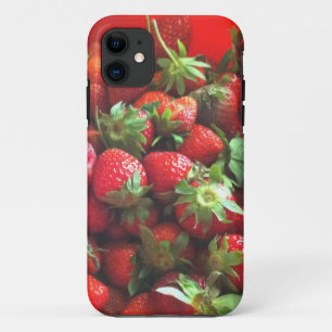 Etui iPhone Case-Mate Fraises, baies rouges