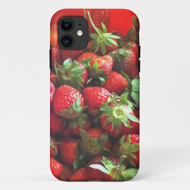 Coques Case-Mate iPhone Fraises, baies rouges (Dos)