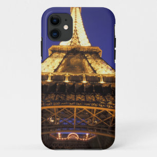 Coques Pour iPhone FRANCE, Tour Eiffel de Paris, vue du soir