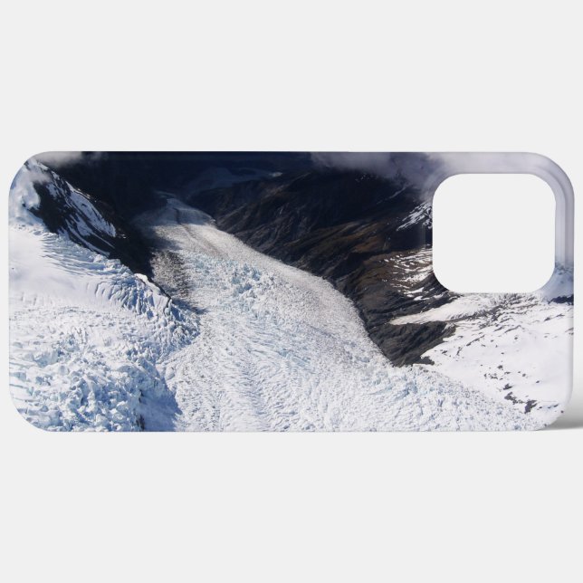 Coques Case-Mate iPhone Franz Josef Glacier Vue aérienne, Nouvelle-Zélande (Verso (horizontal))