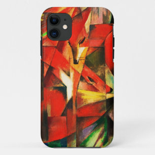 Coque iPhone 11 Franz Marc Les Renards Red Fox Art Moderne Peintur