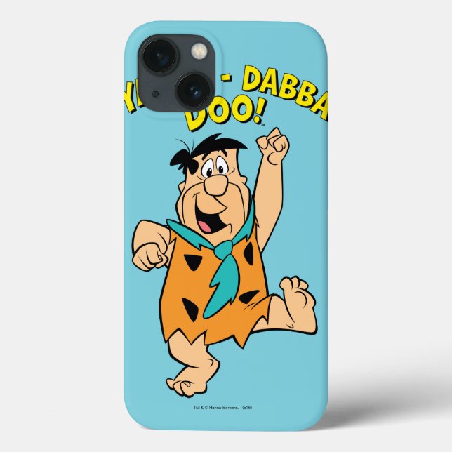 Coques Case-Mate iPhone Fred Flintstone Yabba-Dabba Doo ! (Verso)