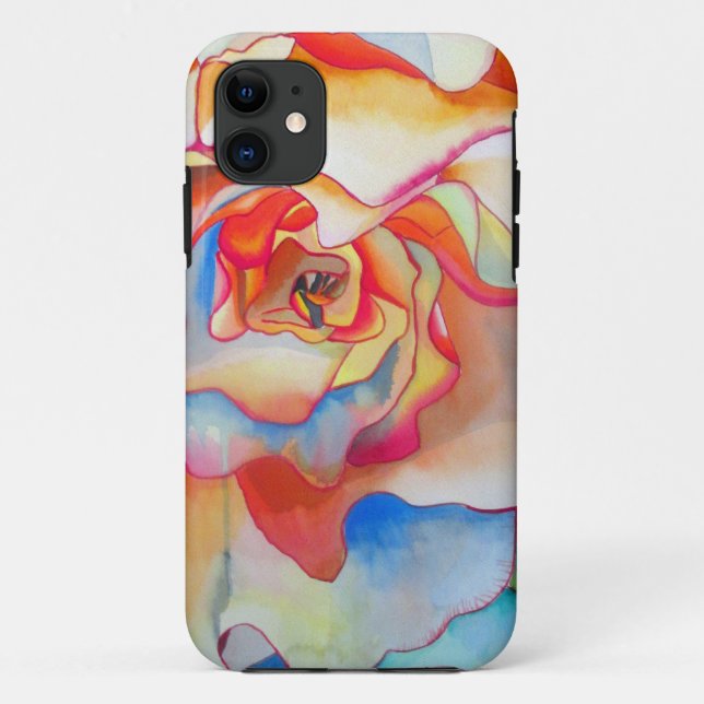 Coques Case-Mate iPhone Fred martin begonia aquarelle (Dos)