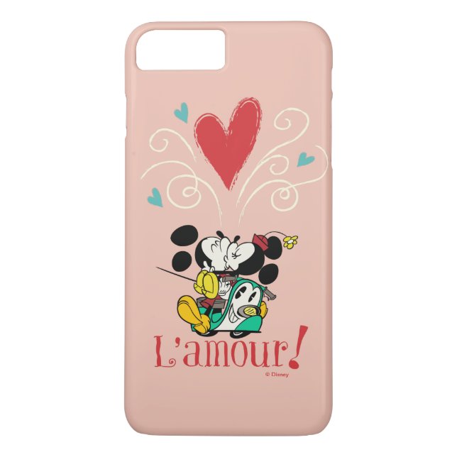 Coques Case-Mate iPhone French Mickey | L'amour (Dos)