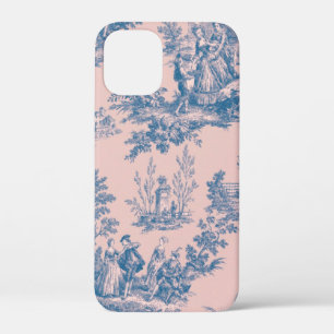 Case-Mate iPhone Case French toile de jouy rose et blanc élégant