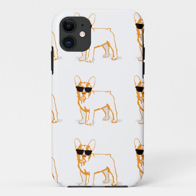 Coques Case-Mate iPhone Frenchie Howlelu (Dos)