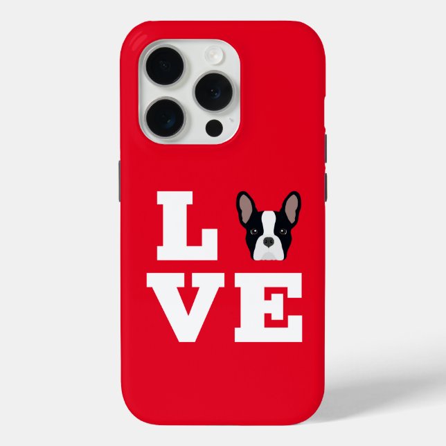 Coques Case-Mate iPhone Frenchie Love (Verso)