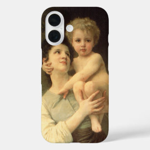 Coque Pour iPhone 16 Frère et Sœur de William Adolphe Bouguereau