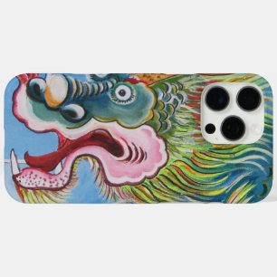 iPhone 16 Pro Max Case Fresque chinoise Foo Dog / Lion Guardian