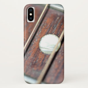 Coque iPhone X Fret de guitare acoustique