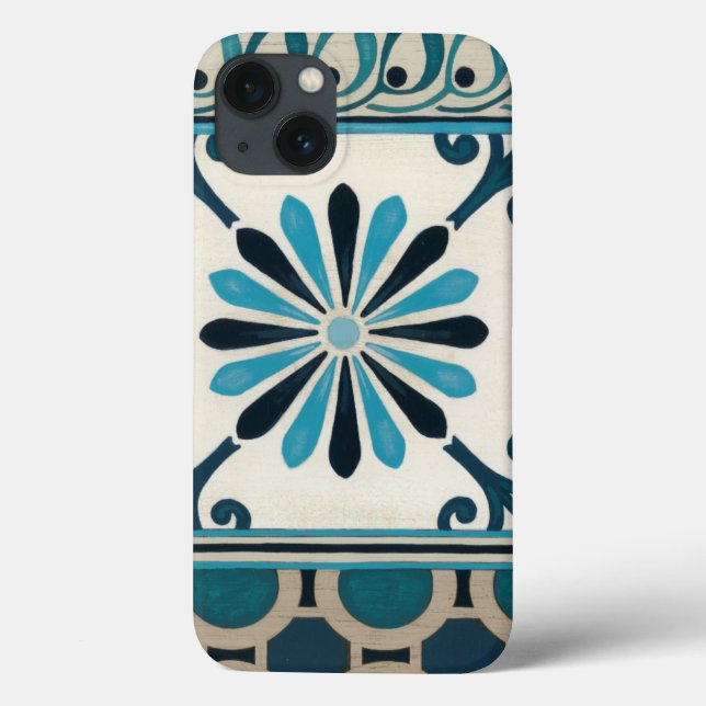 Coques Case-Mate iPhone Frise Non-Embellie II d'indigo (Verso)
