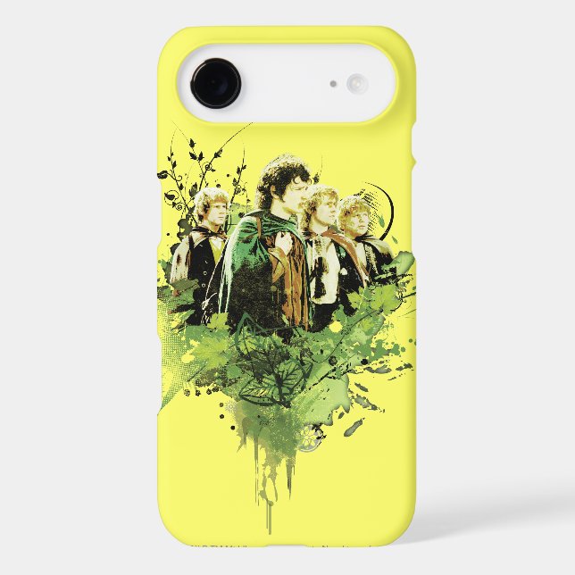 Coques Case-Mate iPhone FRODO™ avec Hobbits Vector Collage (Verso)