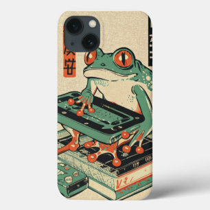 Case-Mate iPhone Case Frog Jouer Pc Jeux, Ukiyo-e Frog Art, Frog