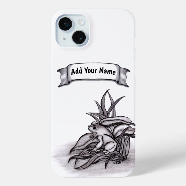 Coques Case-Mate iPhone Froggy, Ajoutez Votre Nom (Verso)