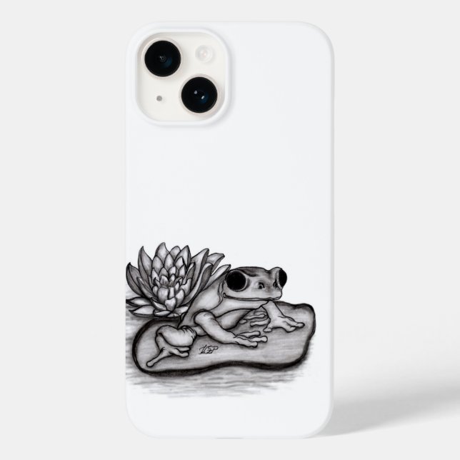 Coques Case-Mate iPhone Froggy avec Lotus Flower (Verso)