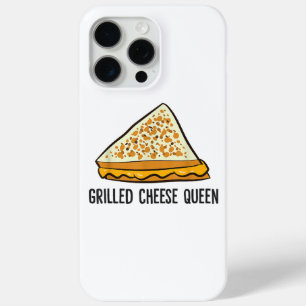 Coque iPhone 15 Pro Max Fromage Grillé Queen Funny Fromage Grillé