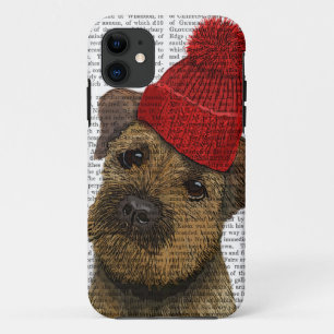 Coque Case-Mate Pour iPhone Frontière Terrier avec le casquette rouge 3 de