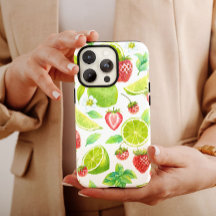 Fruit de citron vert fraise | iPhone 14 Coque-Mate