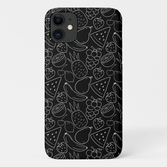 Coques Case-Mate iPhone Fruit motif transparent | motif de surface de frui (Dos)