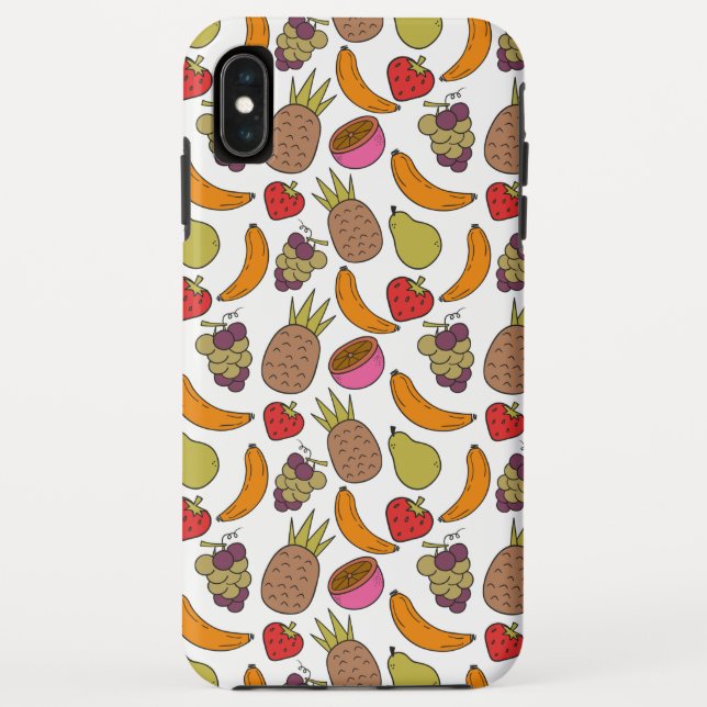 Coques Case-Mate iPhone Fruit motif transparent | motif de surface de frui (Dos)