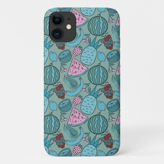 Coques Case-Mate iPhone Fruit motif transparent | motif de surface de frui (Dos)