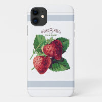 Fruits de fraise Vintage Ajouter Votre Nom