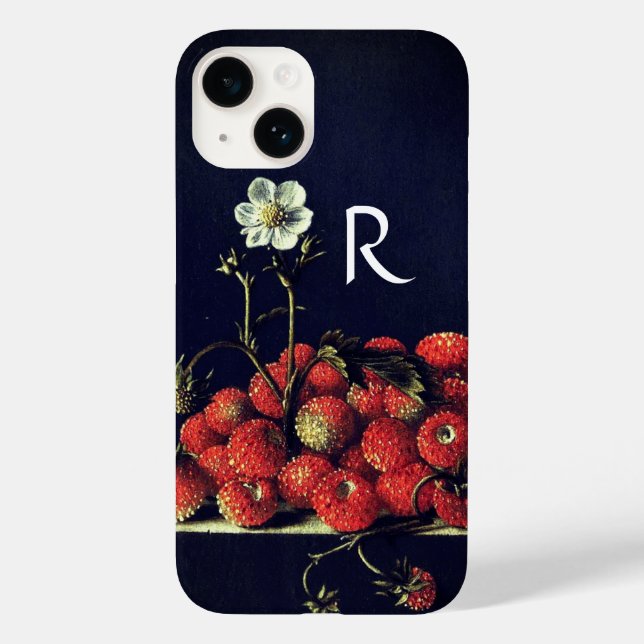 COQUES Case-Mate iPhone FRUITS DE SAISON, FRAISES ET FLEURS DE BERGE (Verso)