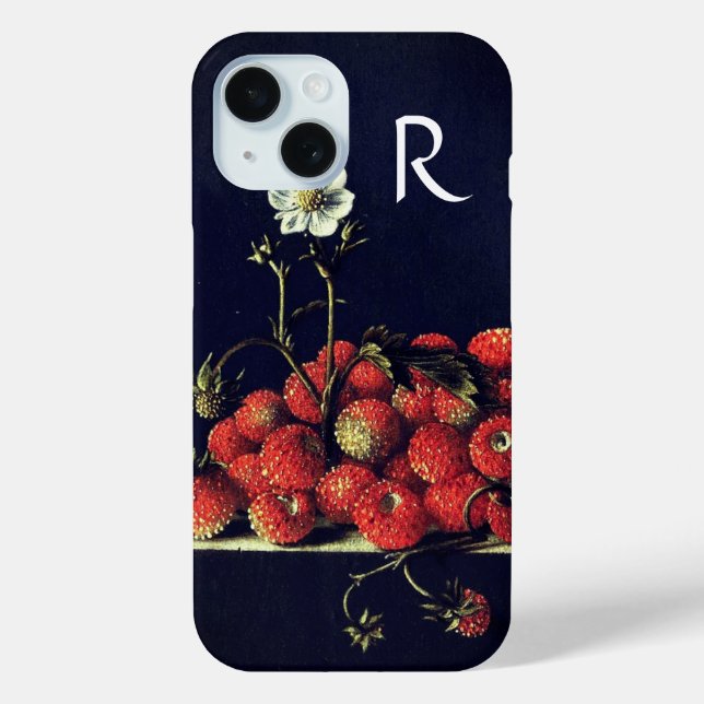 COQUES Case-Mate iPhone FRUITS DE SAISON, FRAISES ET FLEURS DE BERGE (Verso)