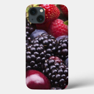 iPhone 13 Case Fruits savoureux d'été sur un Tableau en bois