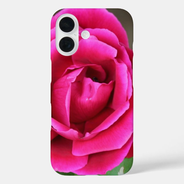 Coques Case-Mate iPhone Fuchsia Rose Rose Fleur Coque-Mate (Verso)
