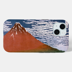 Coque Pour iPhone 15 Fuji rouge, volcan Aka Fujiyama Katsushika Hokusai