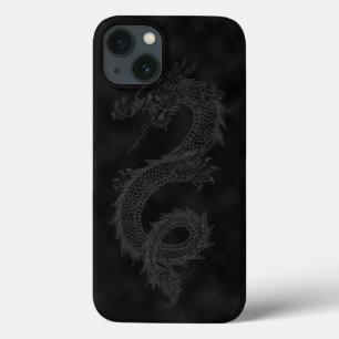 Case-Mate iPhone Case Fumée vintage de noir de dragon