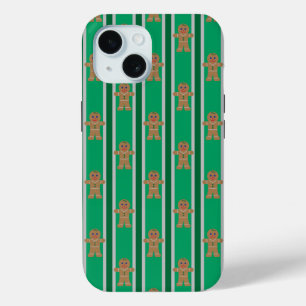 Coque Pour iPhone 15 Fun and Fancy Christmas Gingbread Homme