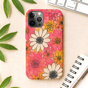 Case-Mate iPhone Case Fun Colorful Delicate Aquarelle Fleurs