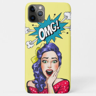 Case-Mate iPhone Case Fun design pop art Vintage OMG Coloré Jaune