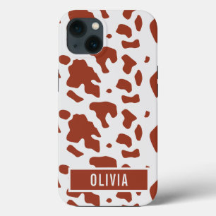 Case-Mate iPhone Case Fun Nom personnalisé Ayrshire Cow Poster de animal