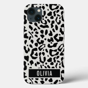 Case-Mate iPhone Case Fun Nom personnalisé Snow Leopard Poster de animal