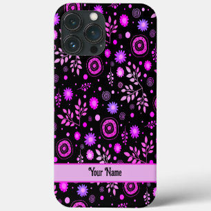 Case-Mate iPhone Case Fun Vibrant Purple Abstrait Floral Moderne Personn