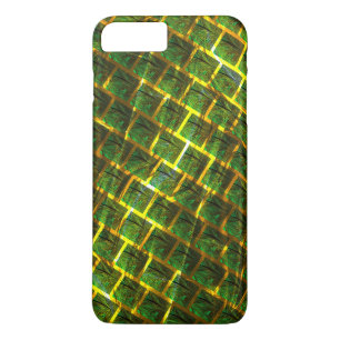 Case-Mate iPhone Case Fundo com imagem verde sob grade dourada ?